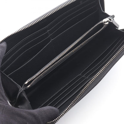 Dior Round Wallet CD Icon Long Zip Black Leather — view 3