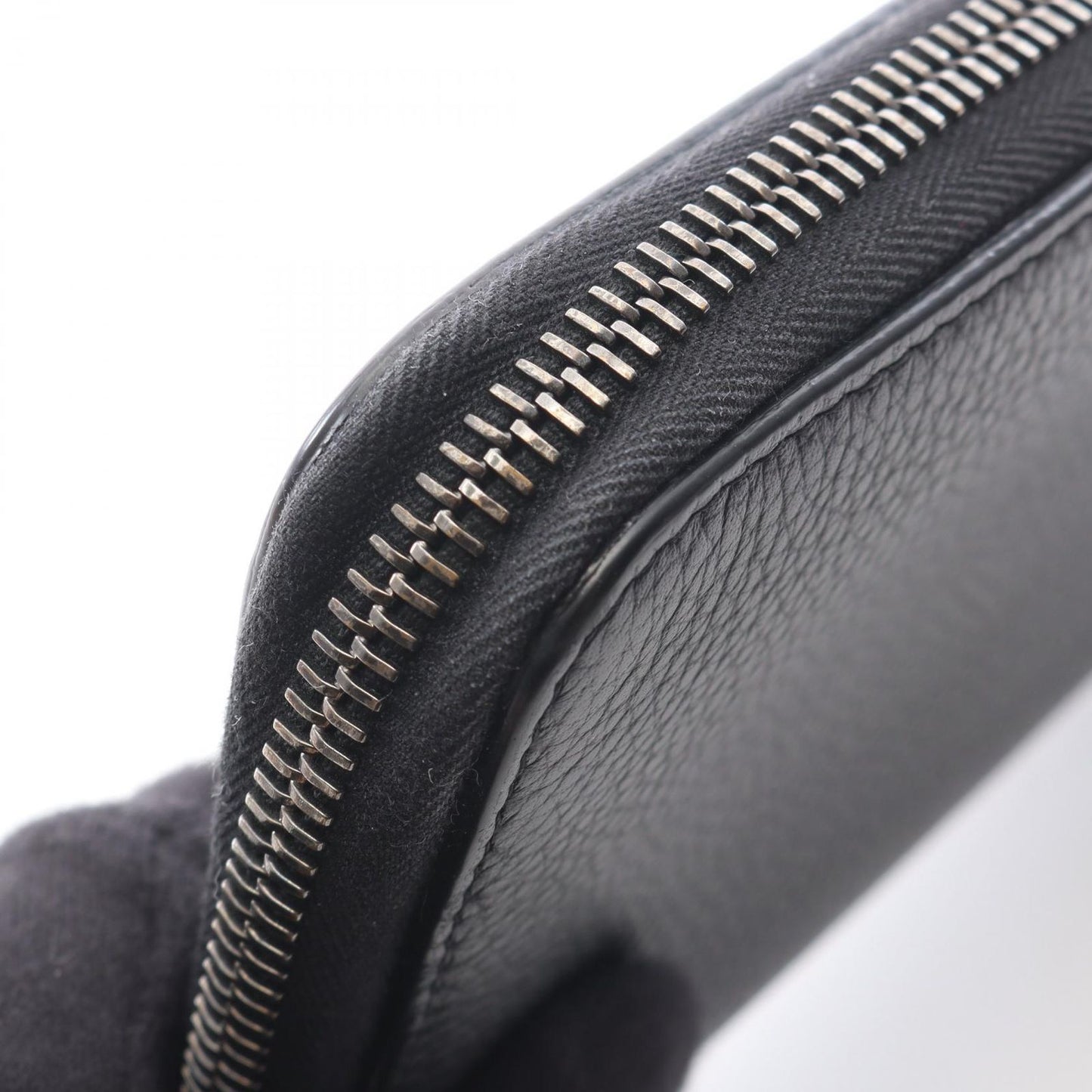 Dior Round Wallet CD Icon Long Zip Black Leather — view 8