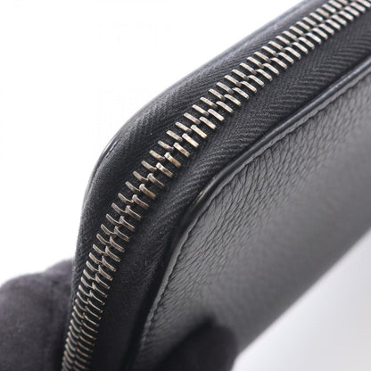 Dior Round Wallet CD Icon Long Zip Black Leather — view 8