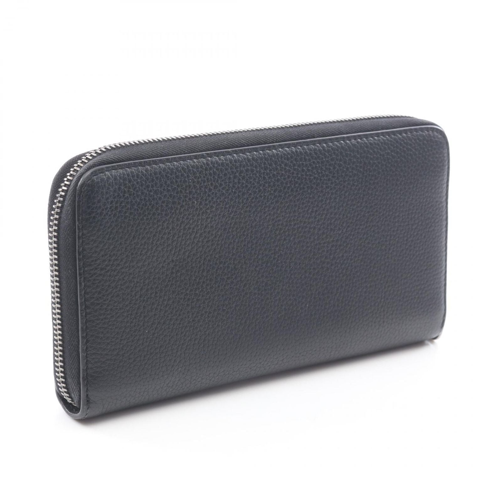 Dior Round Wallet CD Icon Long Zip Black Leather — view 2