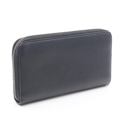 Dior Round Wallet CD Icon Long Zip Black Leather — view 2