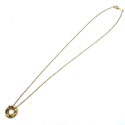 Tiffany & Co Necklace Atlas Small Earrings Pendant 18k PG Gold Diamond — view 7