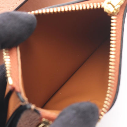 Loewe Trifold Wallet Vertical Small Brown Leather Anagram Repeat — view 4