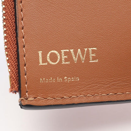 Loewe Trifold Wallet Vertical Small Brown Leather Anagram Repeat — view 5