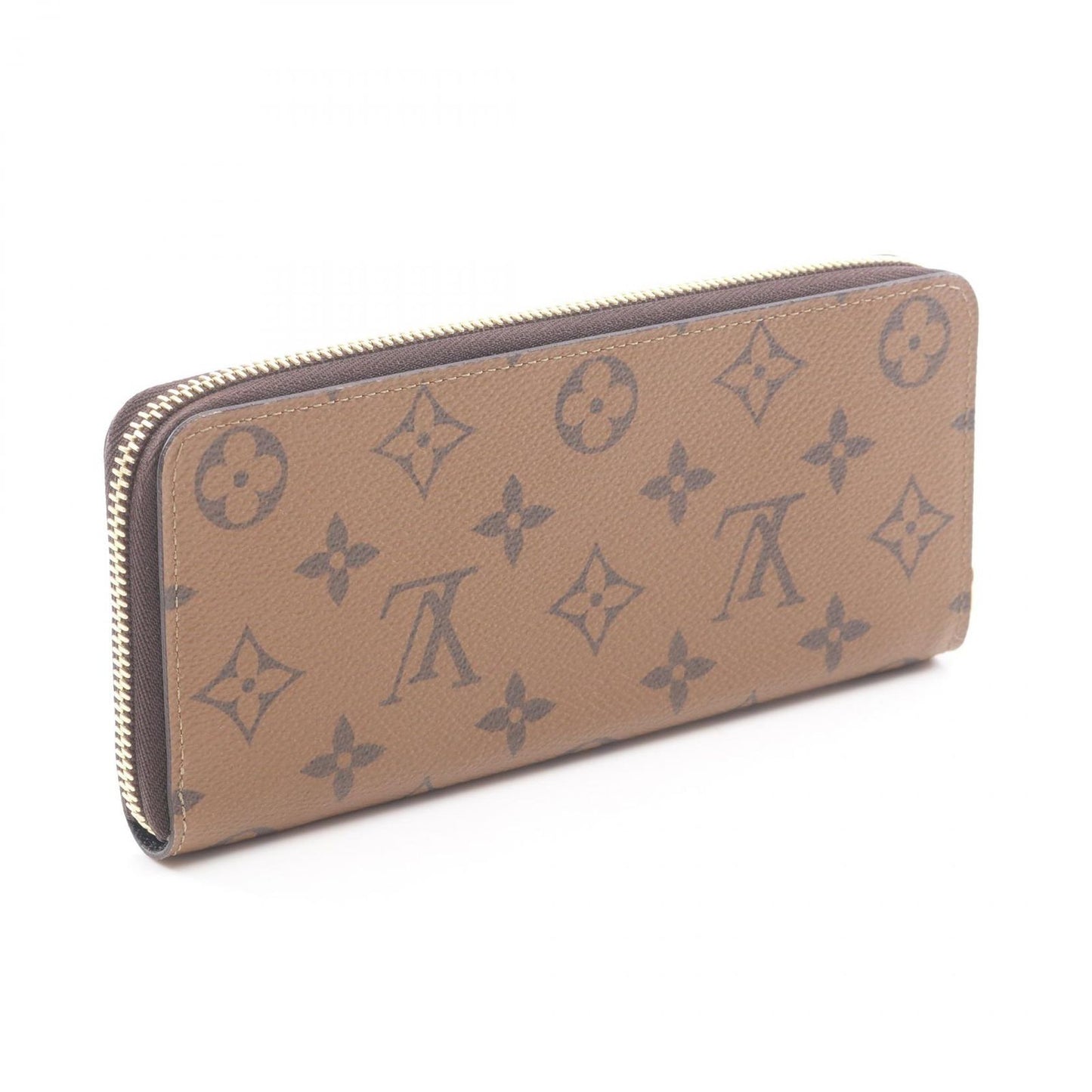 Louis Vuitton Round Wallet Portefeuille Clemence Monogram Reverse — view 2