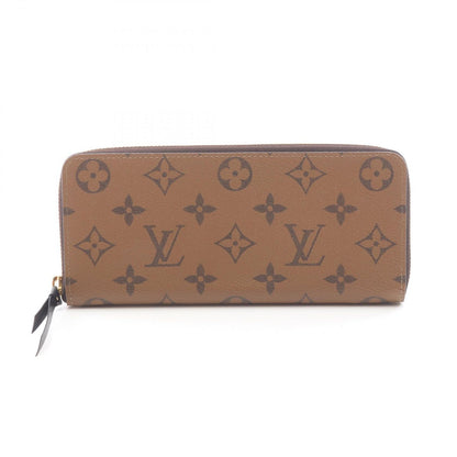 Louis Vuitton Round Wallet Portefeuille Clemence Monogram Reverse