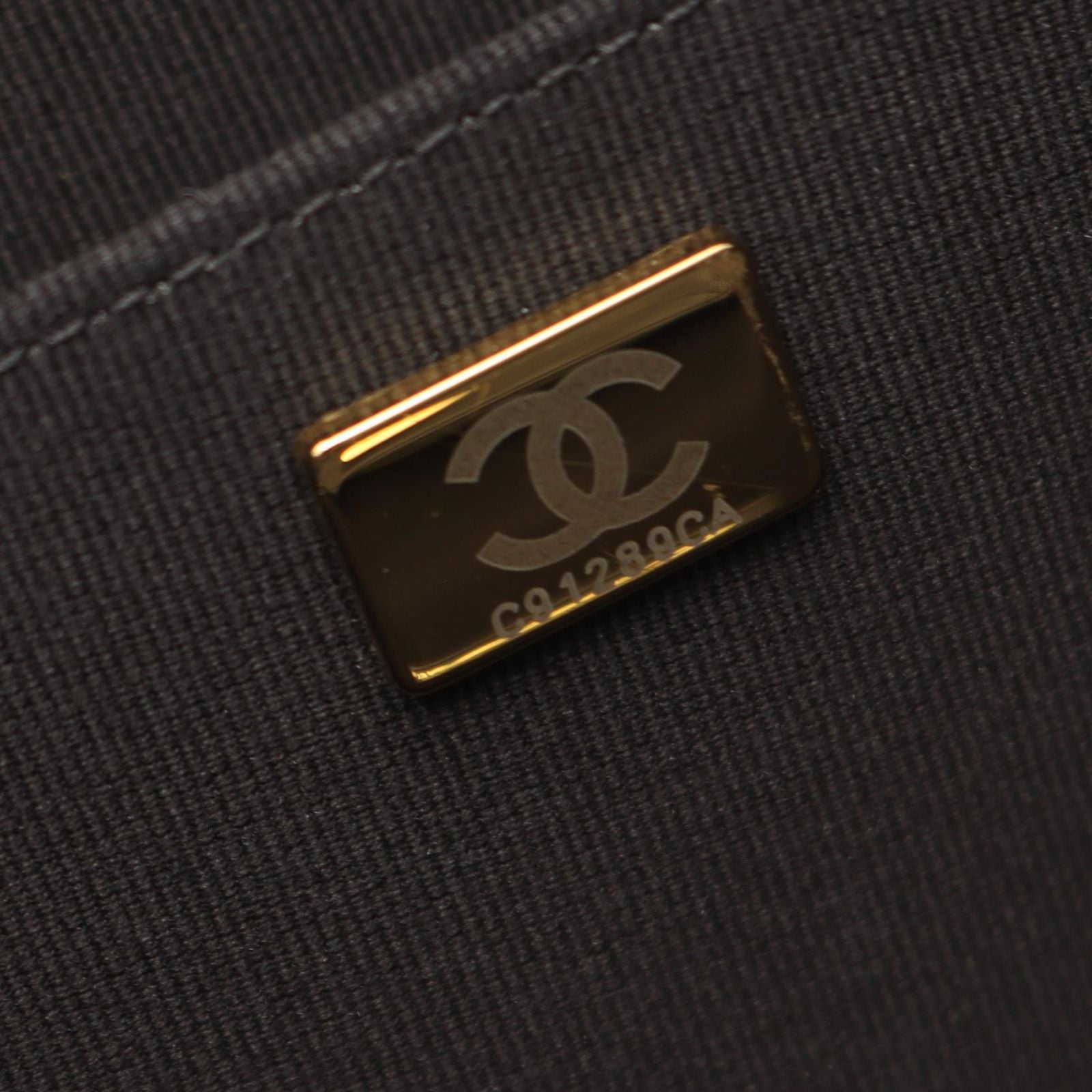Chanel Tote Quilted Black Caviar Leather — view 5