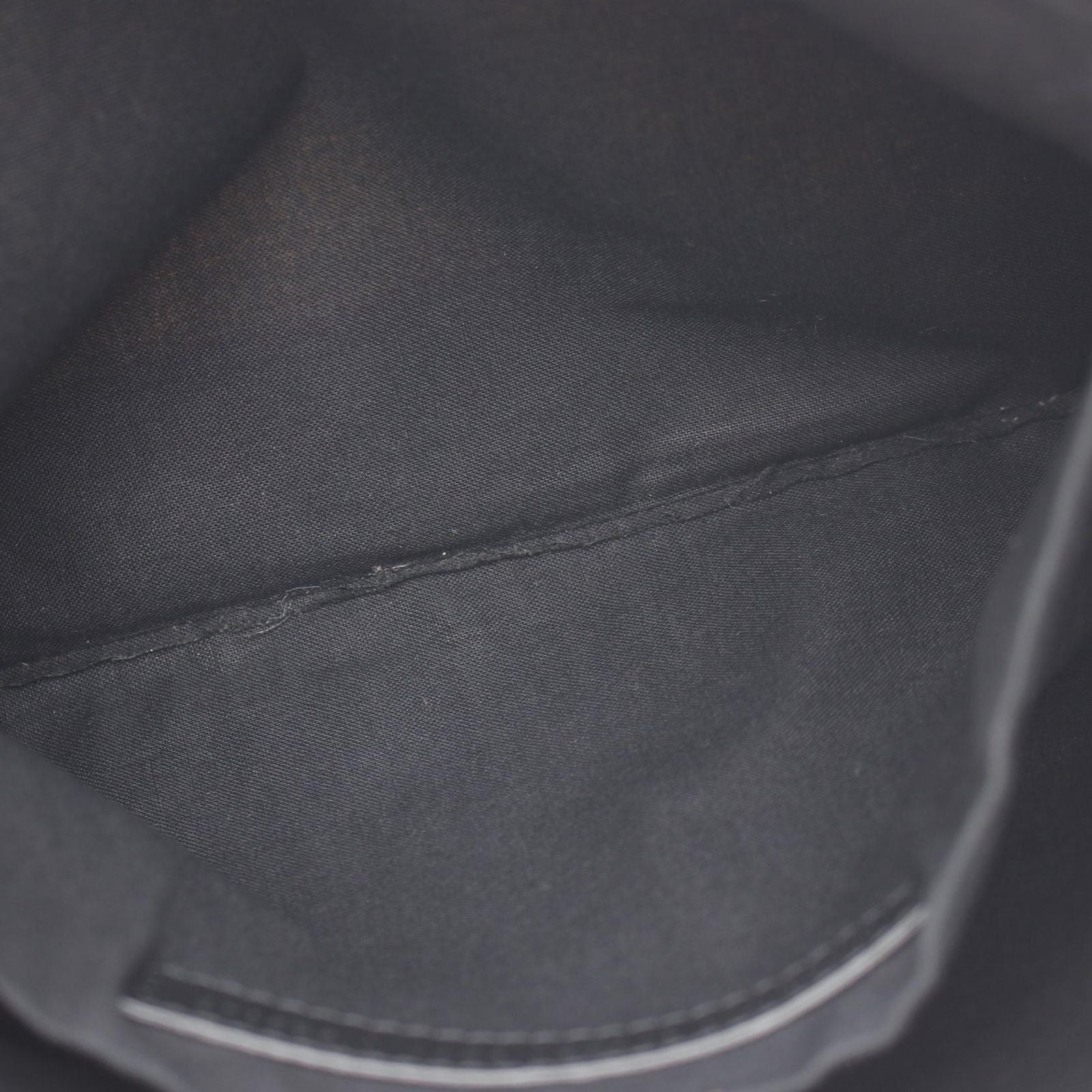 Balenciaga Clutch Navy Clip M Natural Black Canvas Leather — view 5