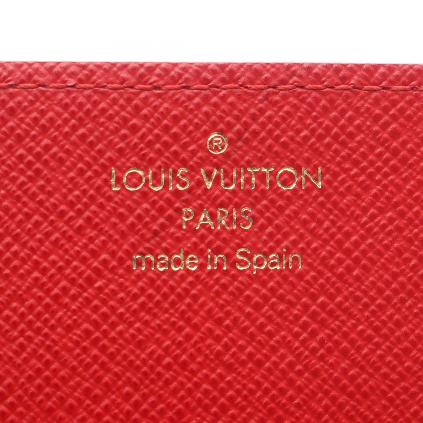 Louis Vuitton Card Case Business Holder Epi Rouge Castien Red Leather — view 4
