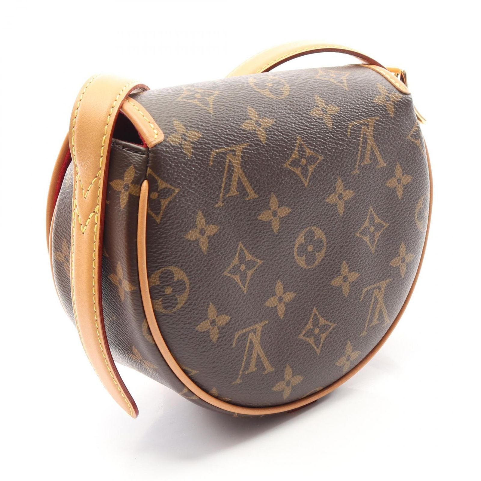 Louis Vuitton Shoulder Bag Tambourine Canvas Leather — view 2