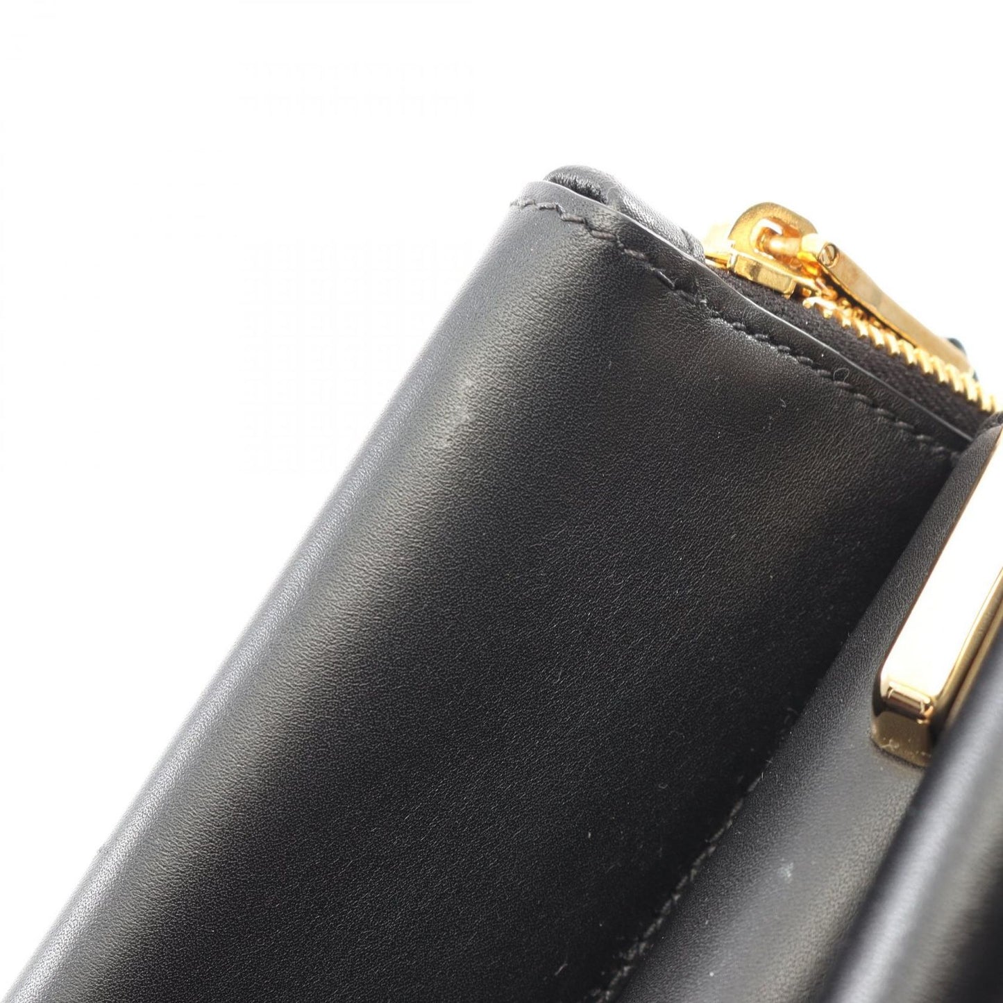Prada Tote New Cal Black Leather 2-Way Shoulder — view 7