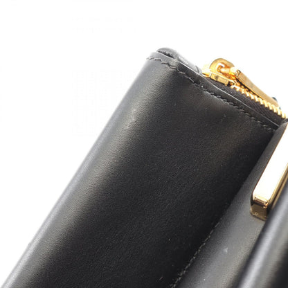 Prada Tote New Cal Black Leather 2-Way Shoulder — view 7