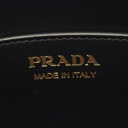 Prada Tote New Cal Black Leather 2-Way Shoulder — view 4