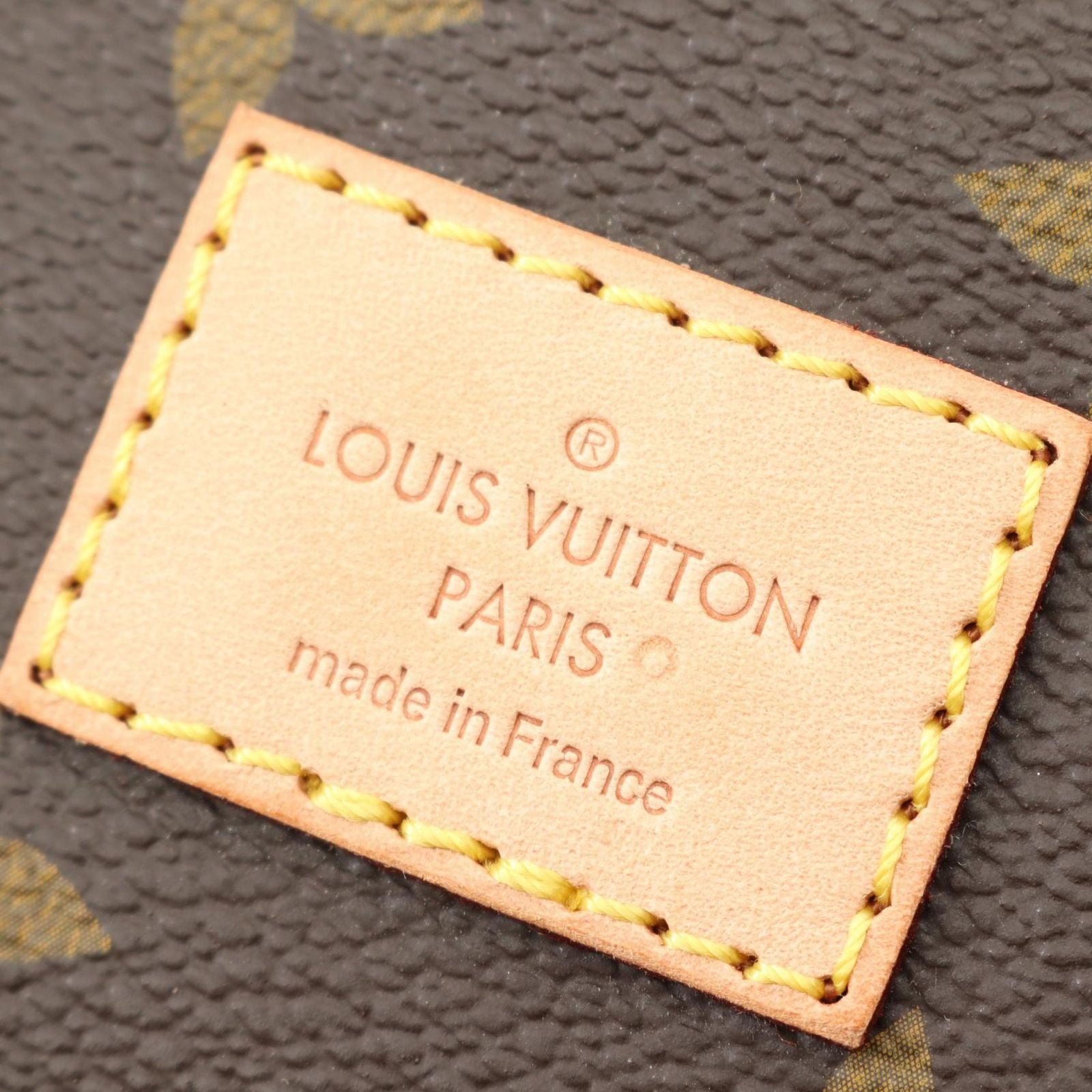 Louis Vuitton Shoulder Bag Saumur Canvas Leather — view 5
