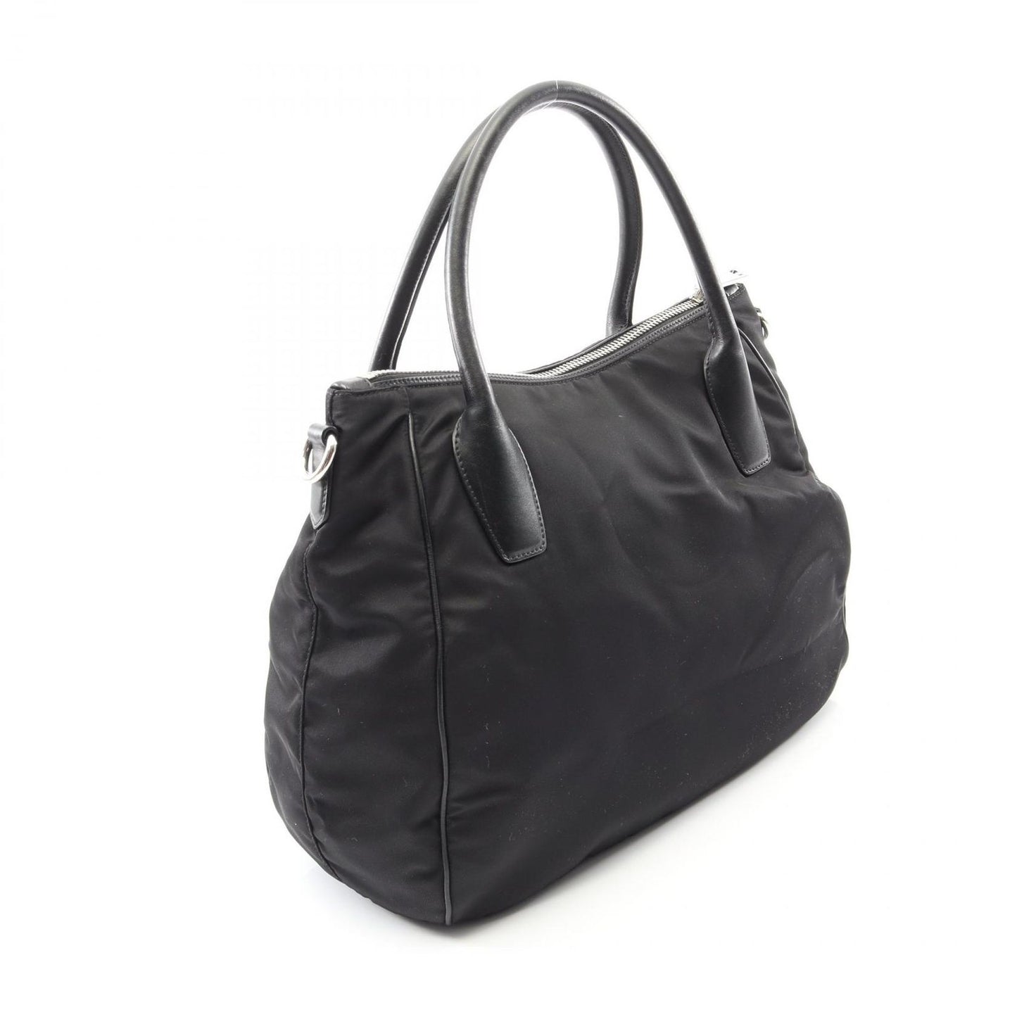 Prada Tote 2-Way Black Nylon Leather — view 2