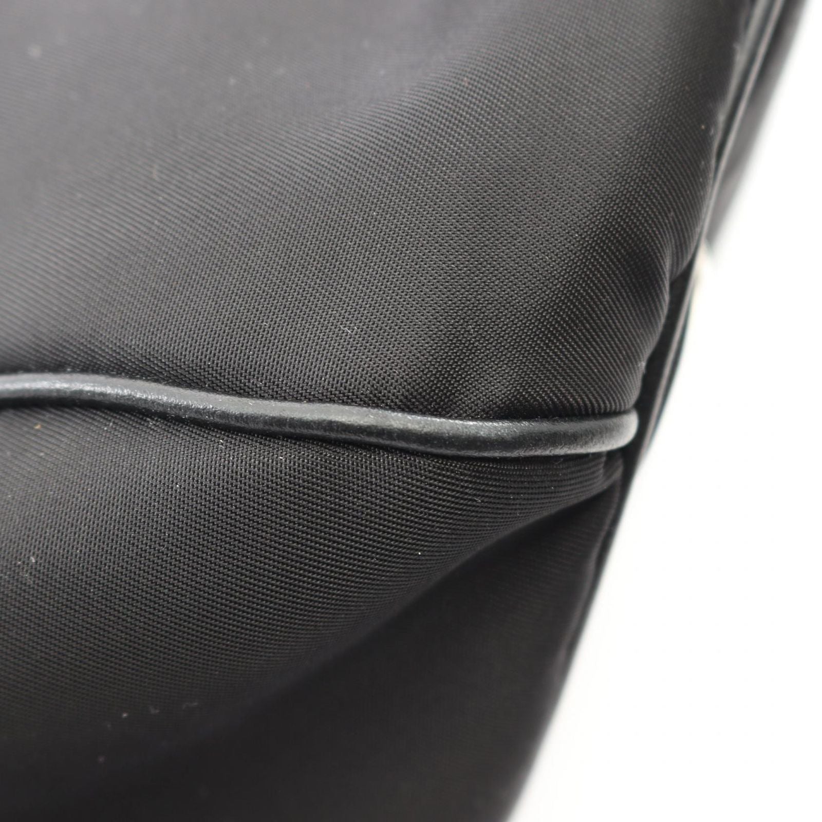 Prada Tote 2-Way Black Nylon Leather — view 5