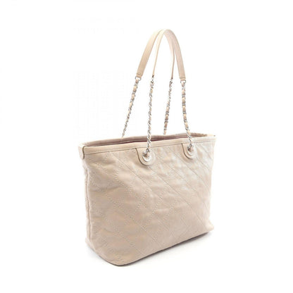 Chanel Tote Wild Stitch Gray Caviar Leather — view 2