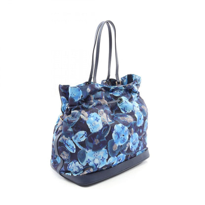 Louis Vuitton Tote Noefle Cut Flower Grand Blue 2-Way Nylon Leather — view 2