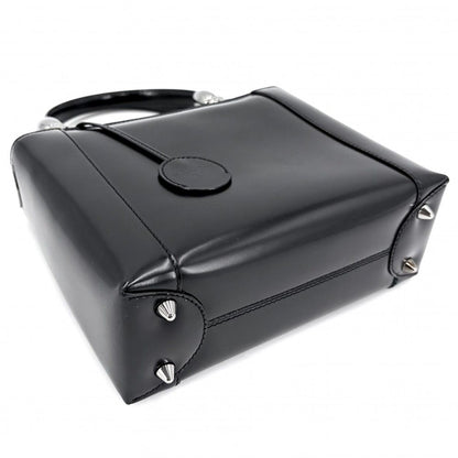 Dior Handbag Maris Pearl Matte Small Bag Leather Black Gunmetal — view 3