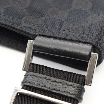 Gucci Shoulder Bag GG Canvas Black — view 7