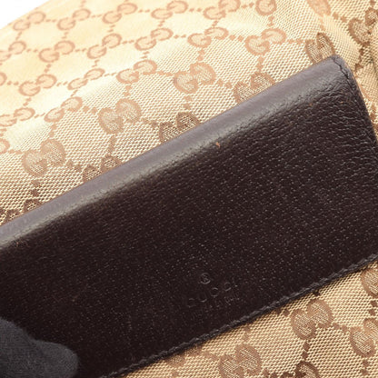 Gucci Shoulder Bag GG Canvas Sherry Line Beige Dark Brown — view 8