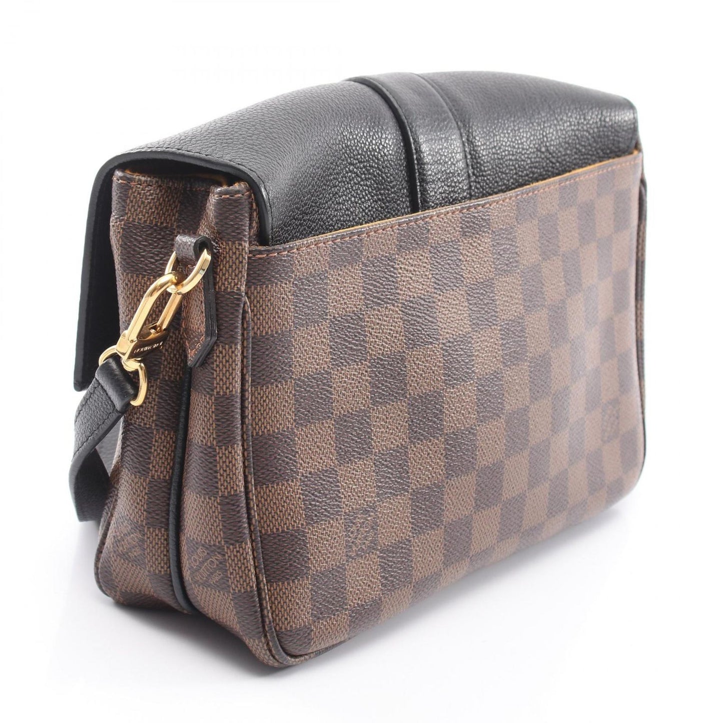 Louis Vuitton Shoulder Bag Clapton Noir Canvas Leather — view 2