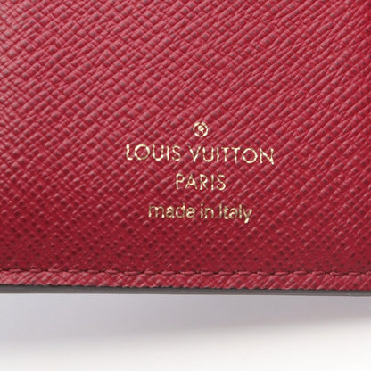 Louis Vuitton Trifold Wallet Portefeuille Victorine Monogram Fuchsia Leather — view 5