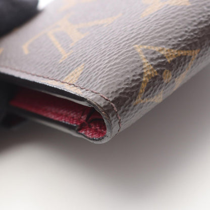 Louis Vuitton Trifold Wallet Portefeuille Victorine Monogram Fuchsia Leather — view 6