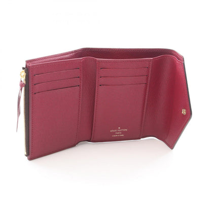 Louis Vuitton Trifold Wallet Portefeuille Victorine Monogram Fuchsia Leather — view 3