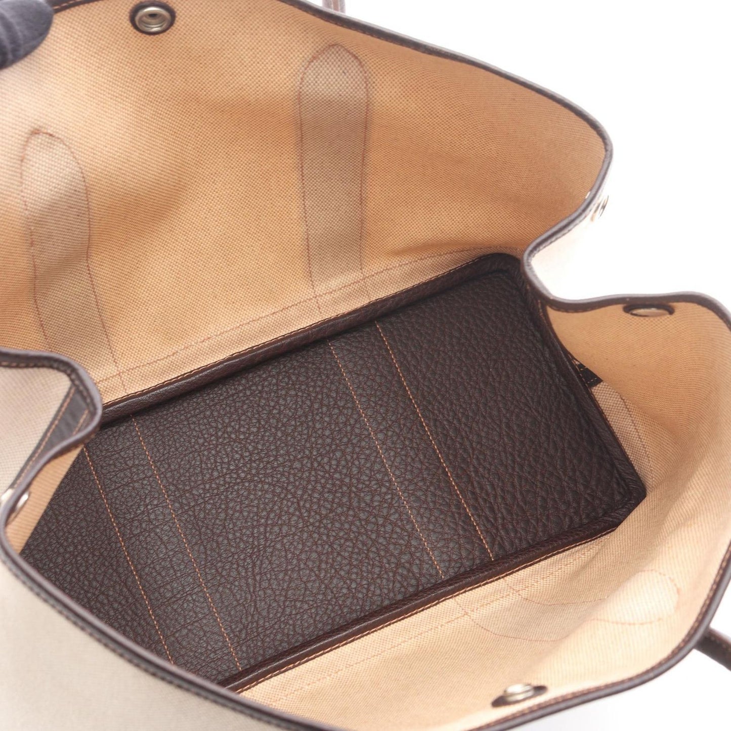 Hermes Tote Garden Party PM Ecru Ebene — view 3