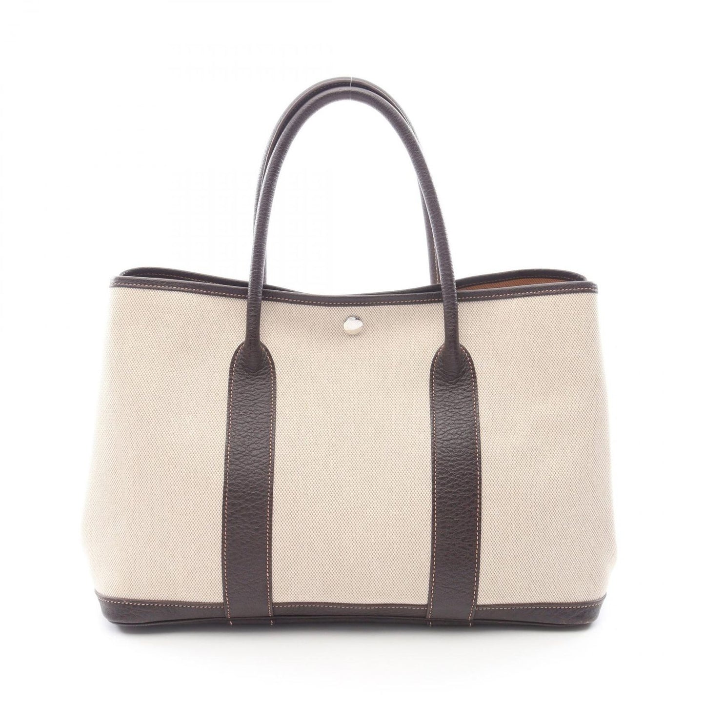 Hermes Tote Garden Party PM Ecru Ebene