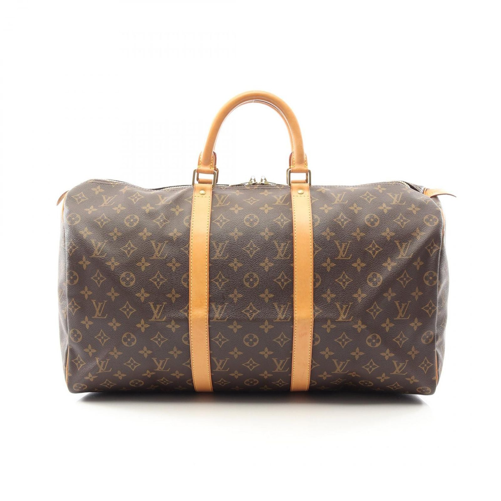 Louis Vuitton Boston Bag Keepall 50 Canvas Leather