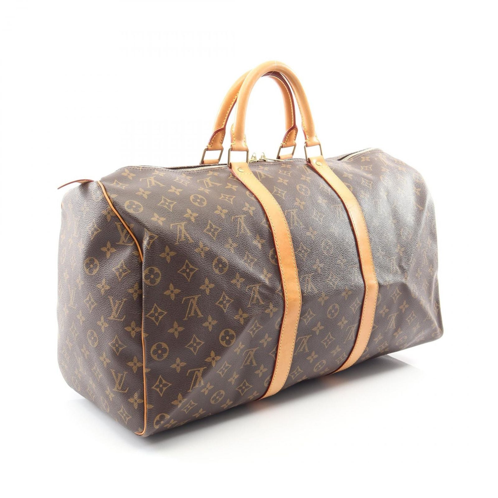 Louis Vuitton Boston Bag Keepall 50 Canvas Leather — view 2