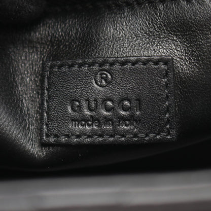Gucci Shoulder Bag Deco Black Leather Chain — view 4
