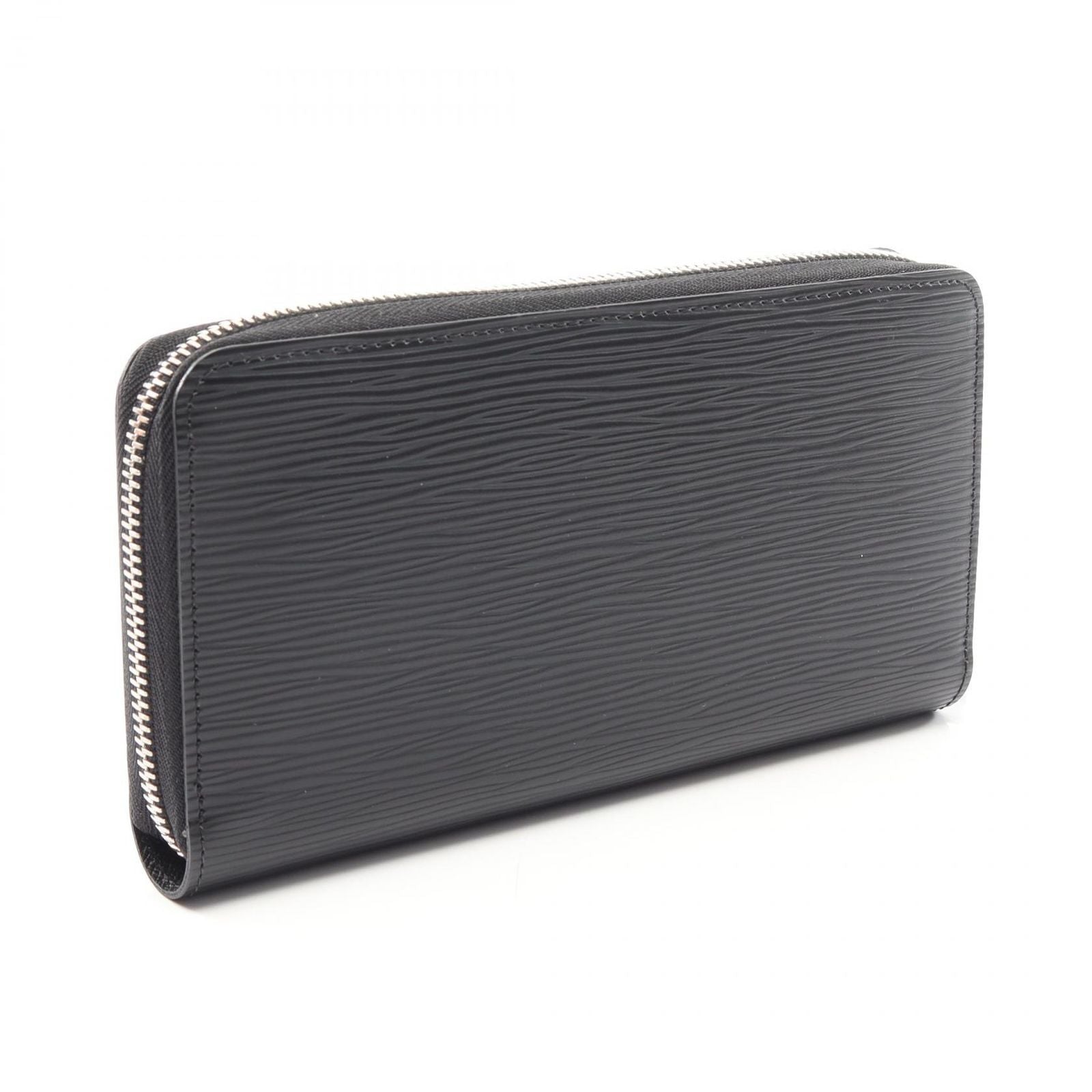 Louis Vuitton Round Wallet Zippy Noir Leather — view 2