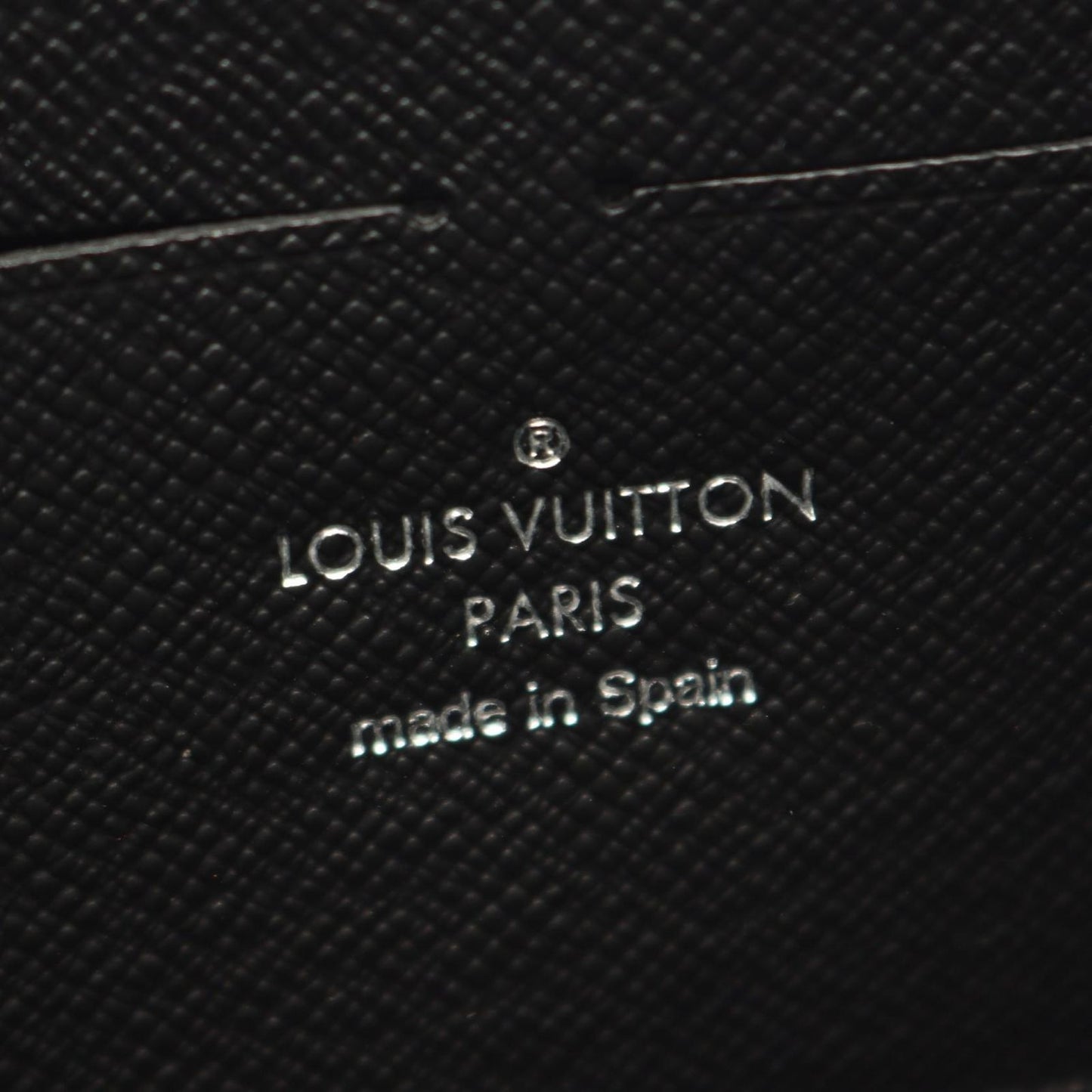 Louis Vuitton Round Wallet Zippy Noir Leather — view 4