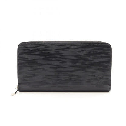 Louis Vuitton Round Wallet Zippy Noir Leather