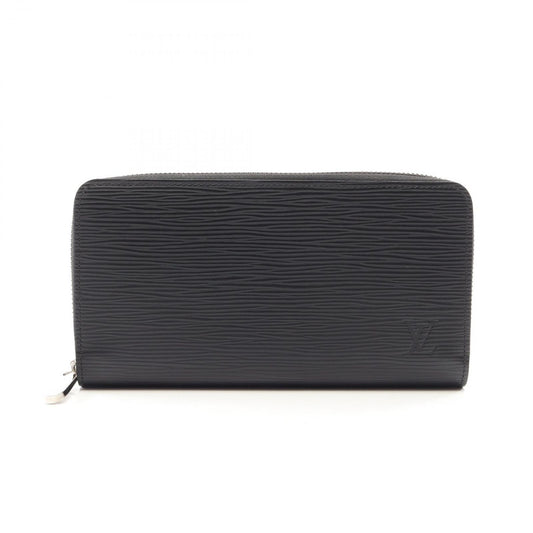 Louis Vuitton Round Wallet Zippy Noir Leather