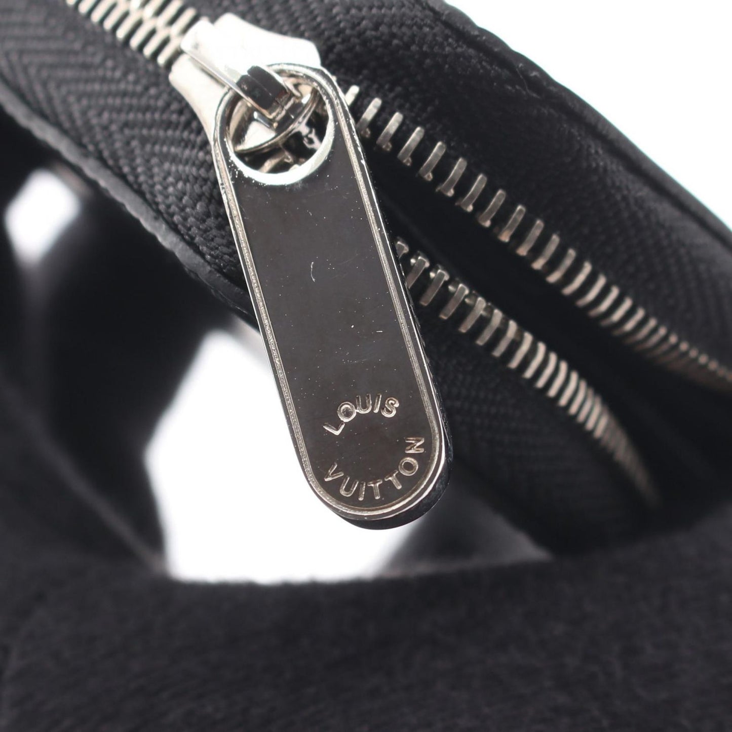 Louis Vuitton Coin Case Zippy Purse Card Noir Leather — view 6