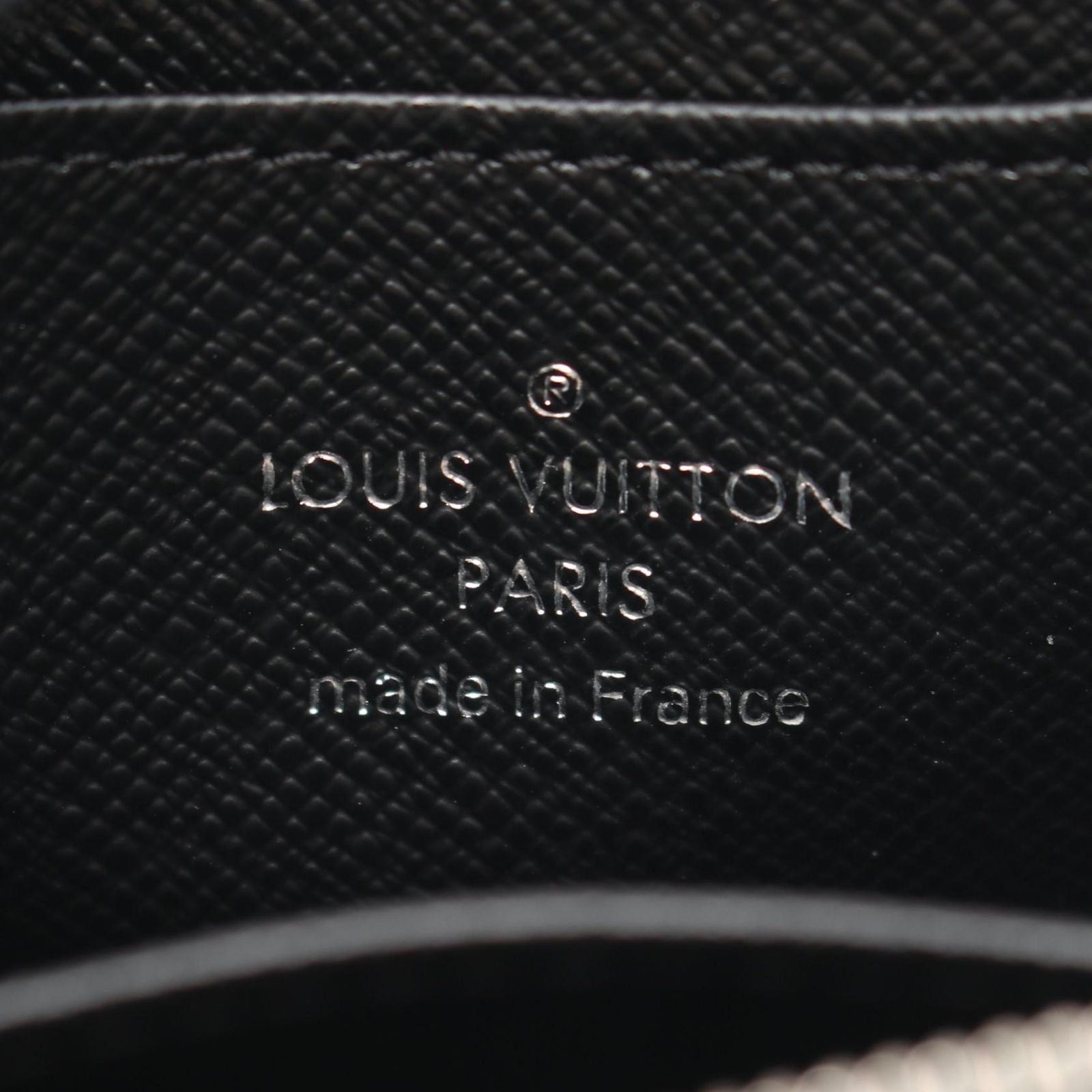Louis Vuitton Coin Case Zippy Purse Card Noir Leather — view 4