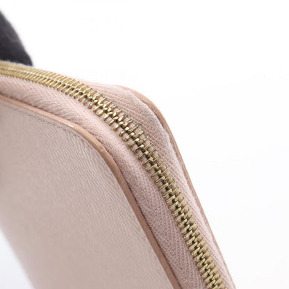 Celine Coin Case L-shaped Zipper Light Pink Leather Compact — view 7