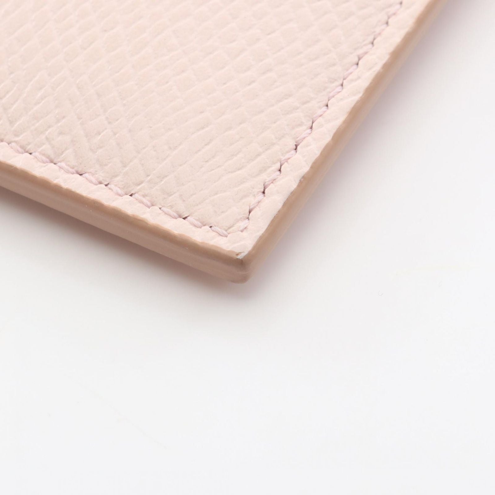 Celine Coin Case L-shaped Zipper Light Pink Leather Compact — view 9