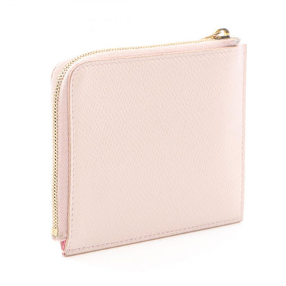 Celine Coin Case L-shaped Zipper Light Pink Leather Compact — view 2