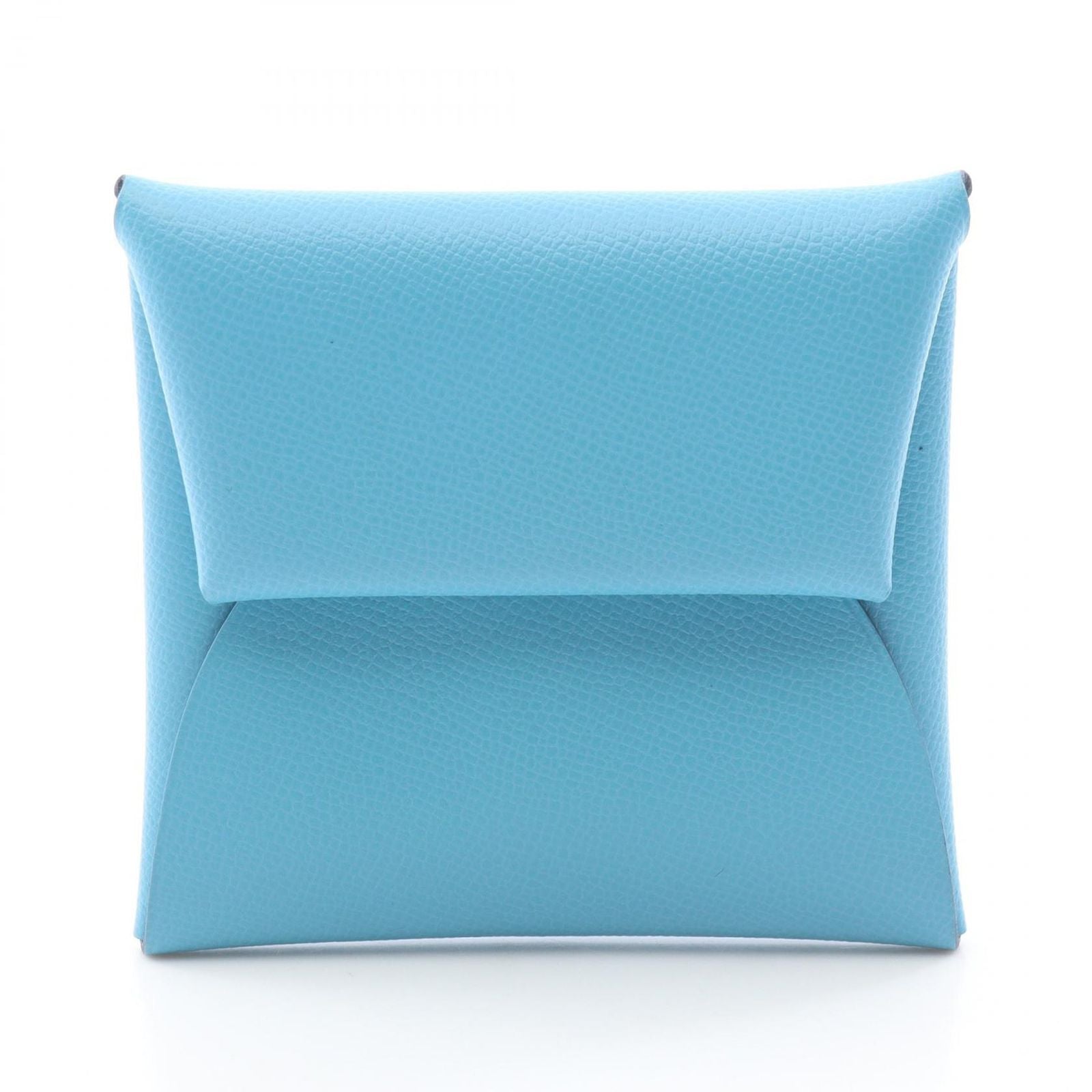 Hermes Coin Case Bastia Blue Aztec Leather