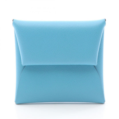 Hermes Coin Case Bastia Blue Aztec Leather