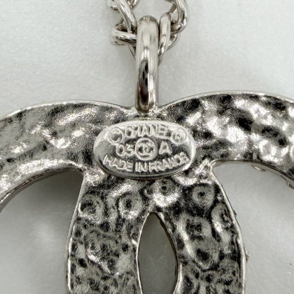 Chanel Necklace CC Logo Silver — view 4