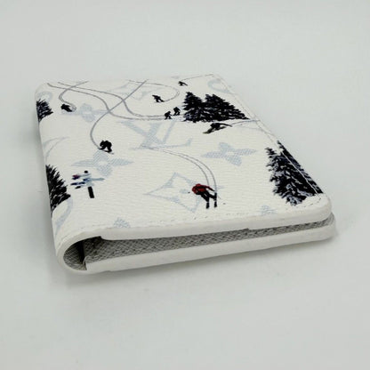 Louis Vuitton Card Case Organizer Posh Business Holder Regular Era White — view 3