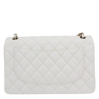 Chanel Shoulder Bag Quilted 30 CC Logo Turnlock Double Flap Bag Chain Caviar — view 2