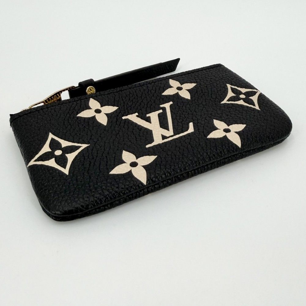 Louis Vuitton Key Case Monogram Empreinte Pochette Cles Coin Key Ring Purse — view 3