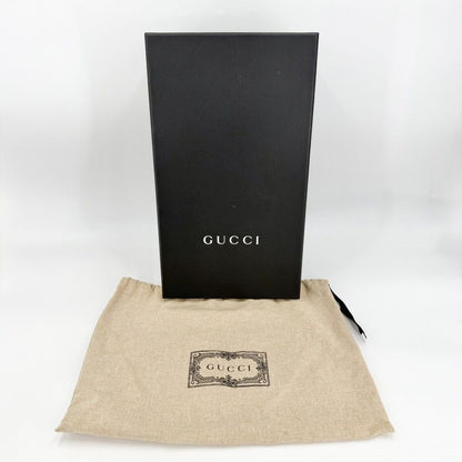Gucci Waist Bag Pouch GG Canvas Leather Brown Silver — view 7